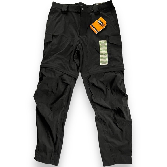 5.11 Tactical Series Bike Patrol Pants in 019 Black NWT - Picture 2 of 10